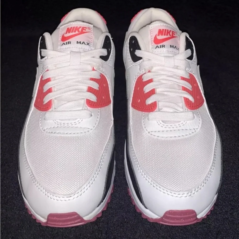 NIKE WMNS Air Max 90 White Aster Pink DH8010 105 - Sz 10/11 available - Picture 3 of 9